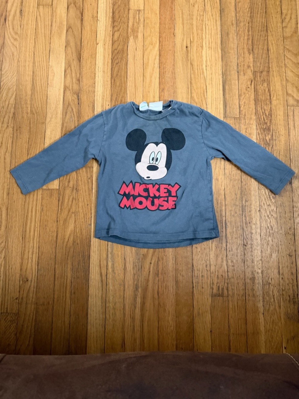 Zara 9/12 Mickey mouse top